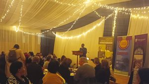 VC Professor Sizwe Mabizela addresses attendees at the Teachers Awards