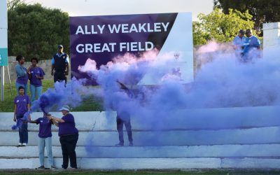 Ally Weakley Great Field naming ceremony